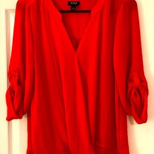 Orange blouse size small